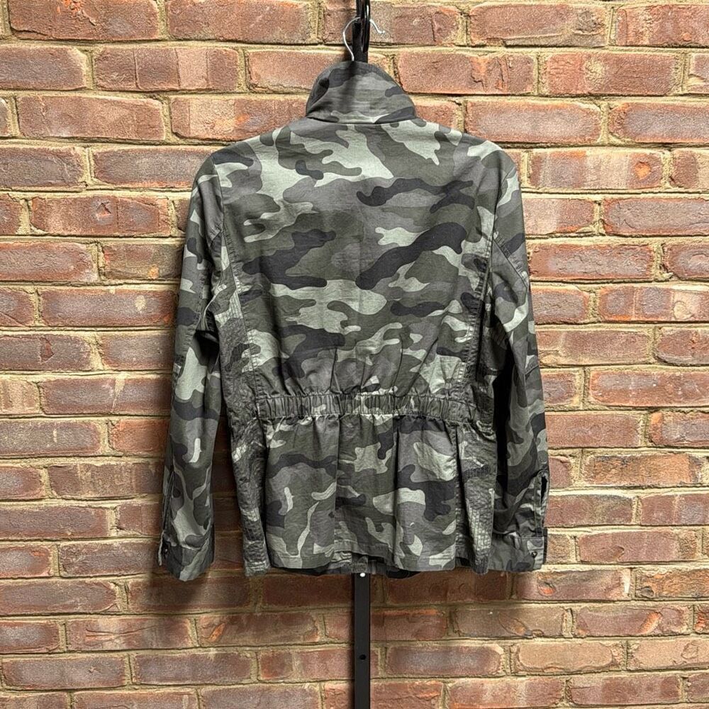 Love Tree Women’s Camouflage Full Zip Utlity Jacket Size Large - Picture 4 of 6